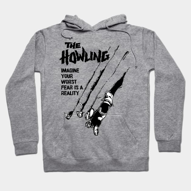 The Howling Redesigned Movie Poster Hoodie by ArtMofid